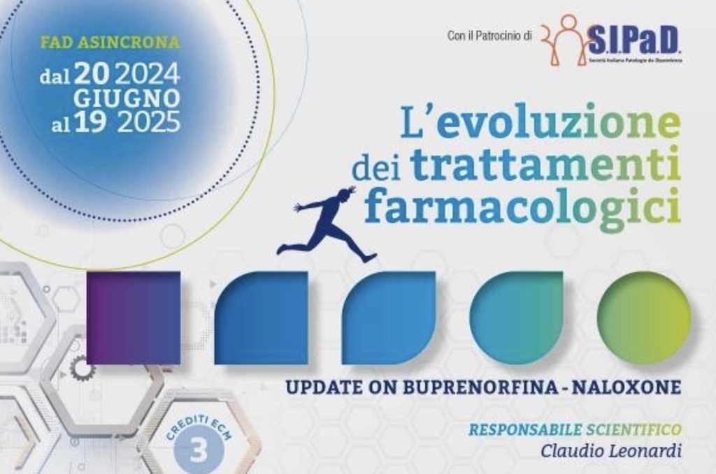 FAD gratuito sull'evoluzione trattamento oppioidi 