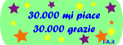 30000 mi piace 30000 grazie