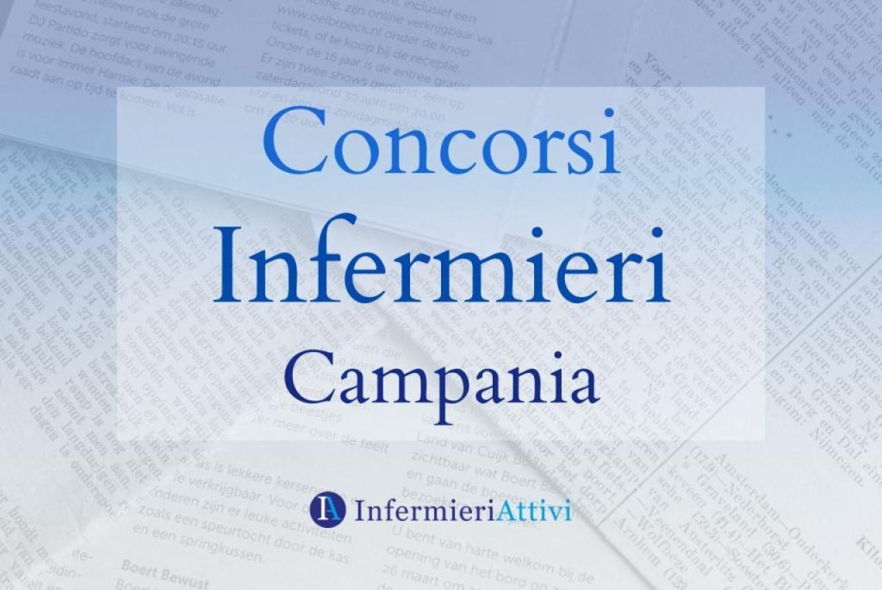 Concorsi infermieri Campania
