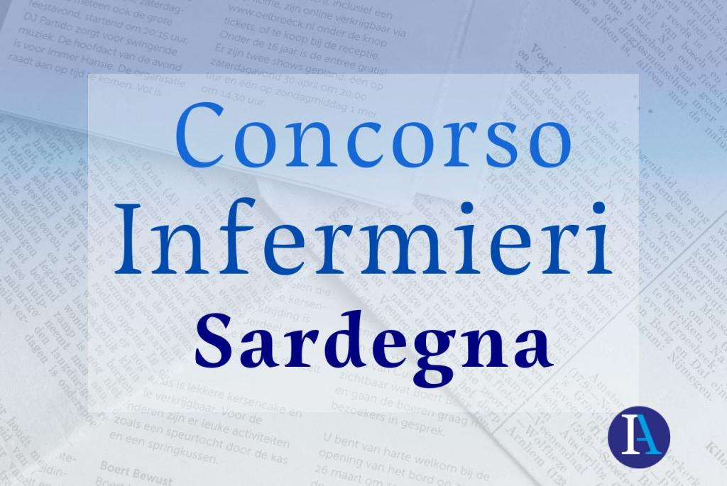 Concorsi infermieri Sardegna