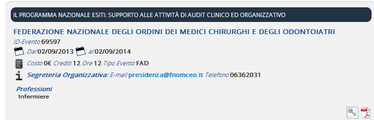 Corso FADINMED 12 crediti