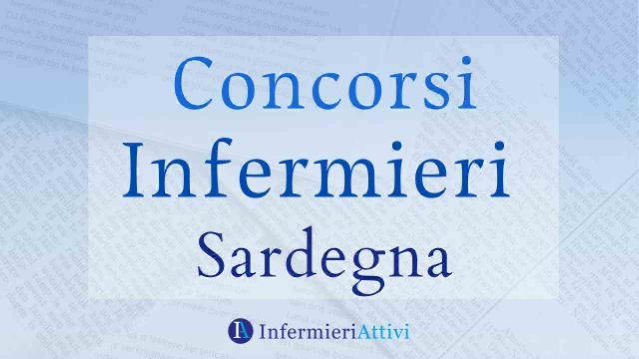Concorsi infermieri Sardegna