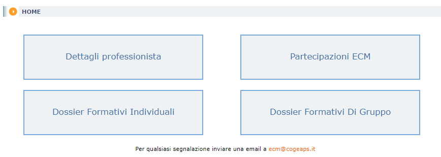 cogeaps pagina professionista