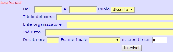 Campi concorso infermiere Dati concorso Padova