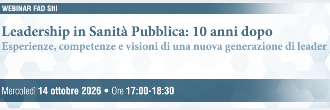 FAD Leadership in Sanità Pubblica