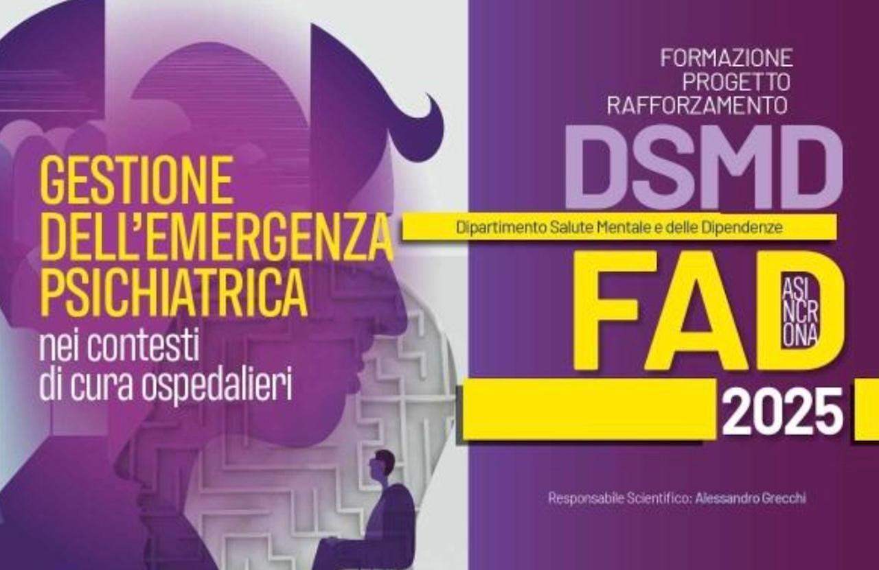 corso FAD Gestione dell'Emergenza Psichiatrica