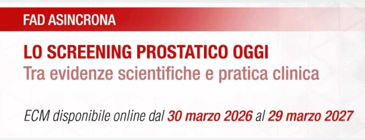 corso FAD screening prostatico
