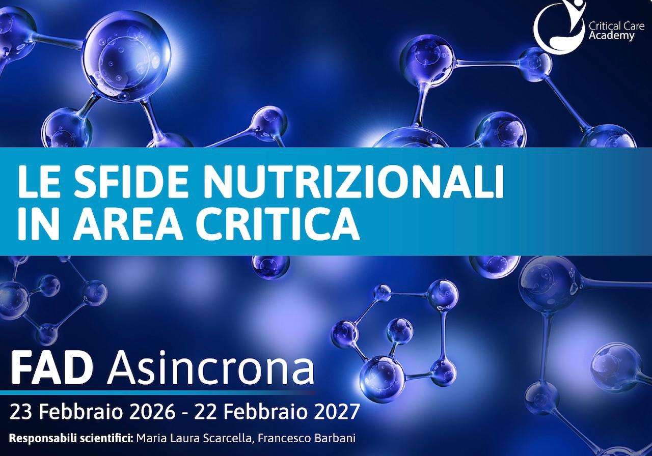 Corso FAD sfide nutrizionali in area critica