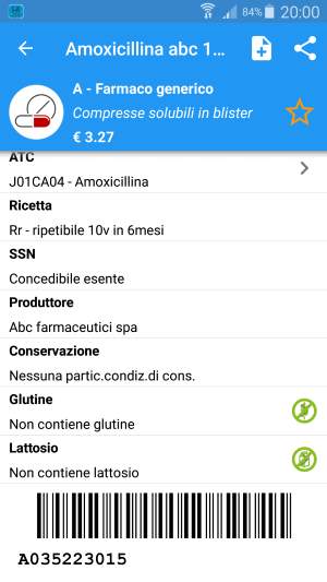 farmaci app amoxicillina