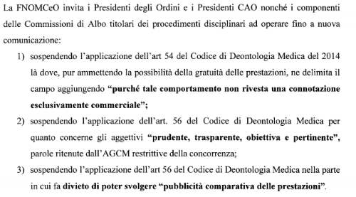 sanzione ordine medici