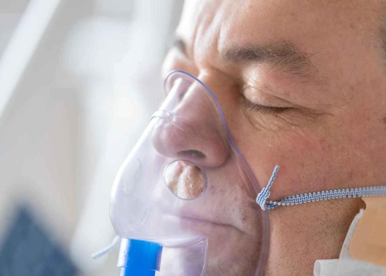 maschera per l'ossigeno