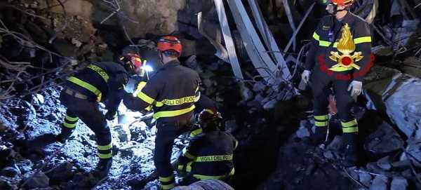 ponte soccorsi notturni morandi