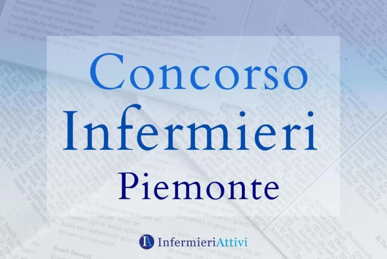Concorsi Infermieri Piemonte